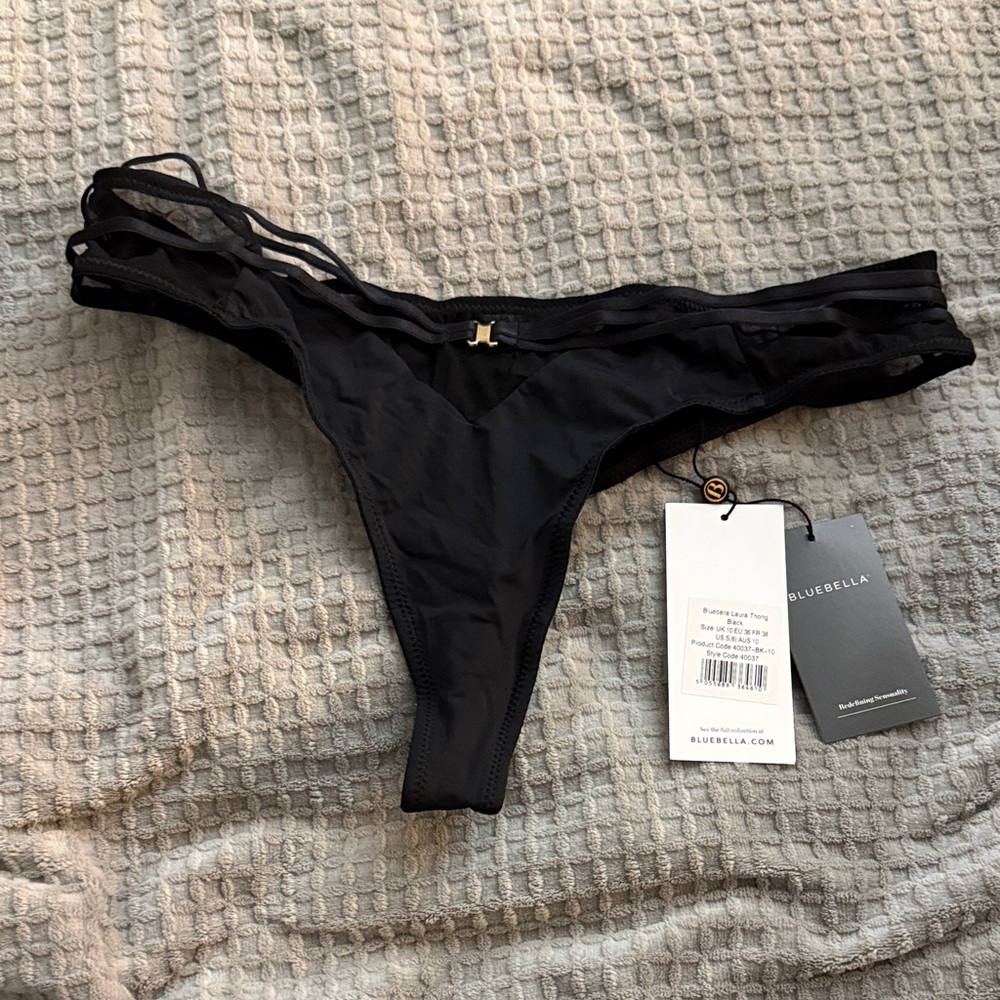 Bluebella Nordstrom Black Mesh Lingerie Set- 34DD 10 NWT - Picture 9 of 14